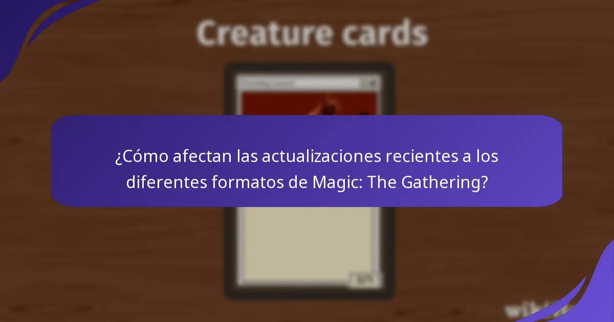 ¿Qué cartas han sido prohibidas recientemente en Magic: The Gathering?