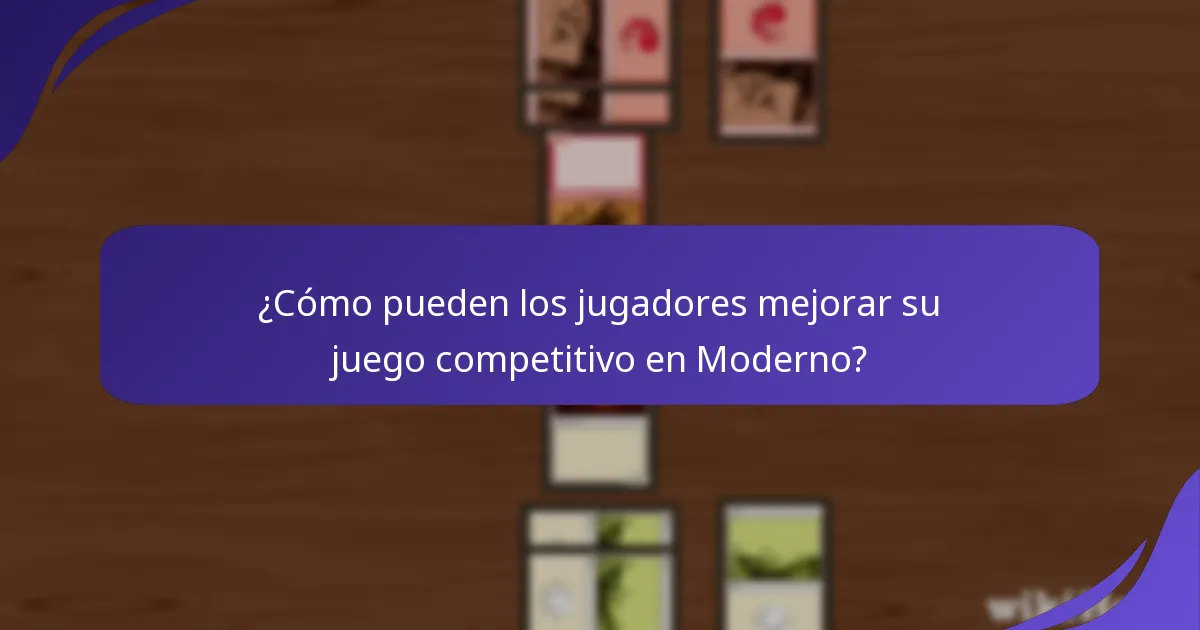 ¿Qué arquetipos de mazo son populares en el formato Moderno?