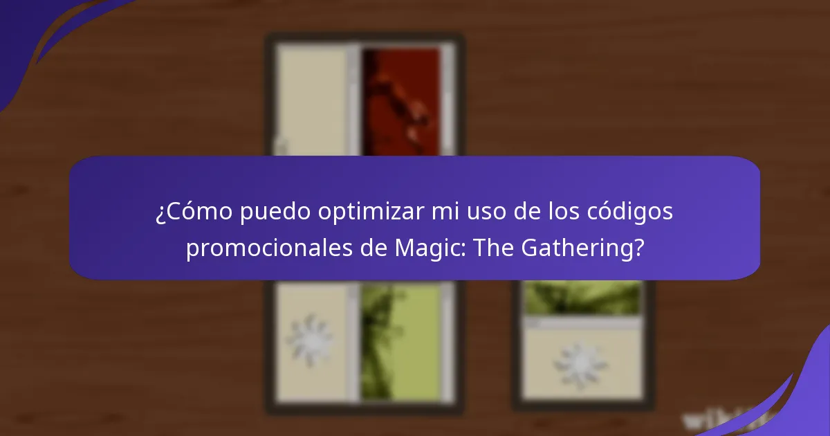 ¿Cómo puedo solucionar problemas con los códigos promocionales en Magic: The Gathering?