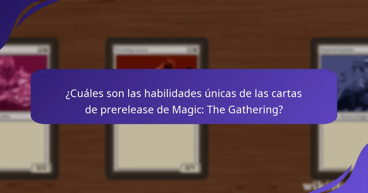 ¿Cuáles son las cartas de prerelease que tienen el impacto más significativo en la jugabilidad?