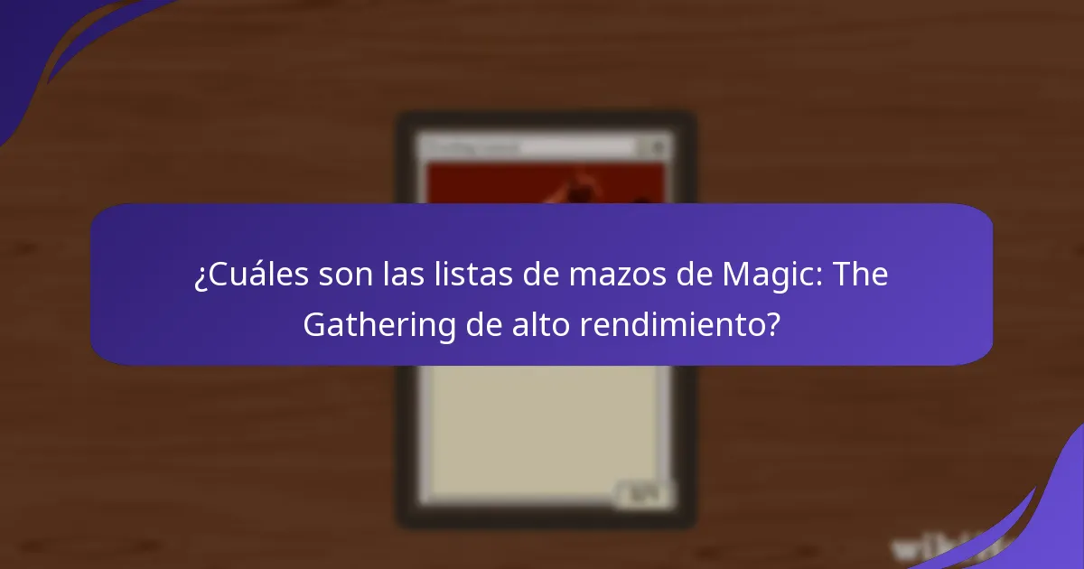 ¿Qué formatos se analizan para el rendimiento de los mazos?