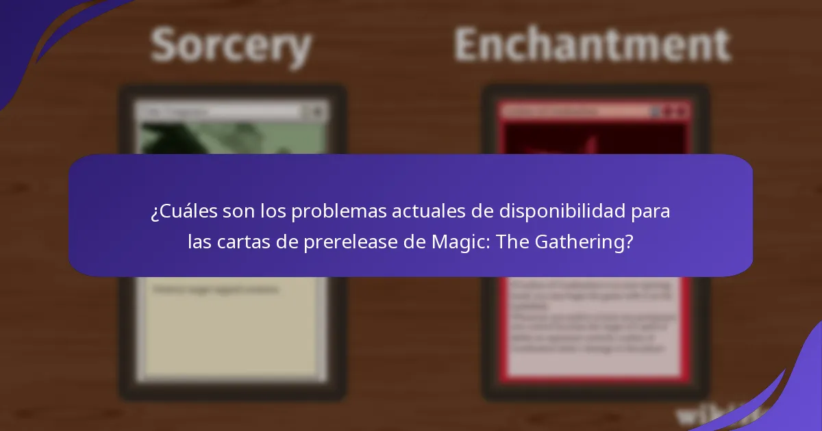 ¿Qué canales de distribución se utilizan para las cartas de prerelease de Magic: The Gathering?