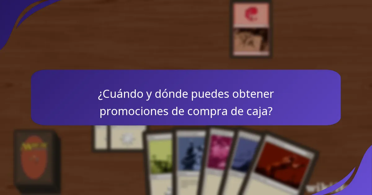 ¿Cuál es el precio de las promociones de compra de caja?