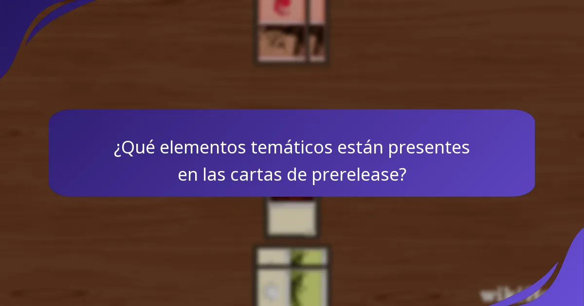 ¿Qué técnicas narrativas se utilizan en el lore de las cartas de prerelease?